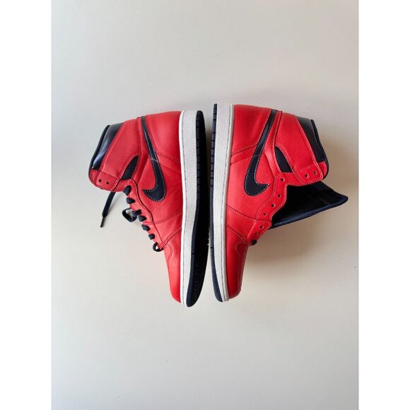 NIB 2015 NIKE Air Jordan 1 Retro High OG David Letterman Red Sneakers, Size 10.5 - Picture 10 of 16